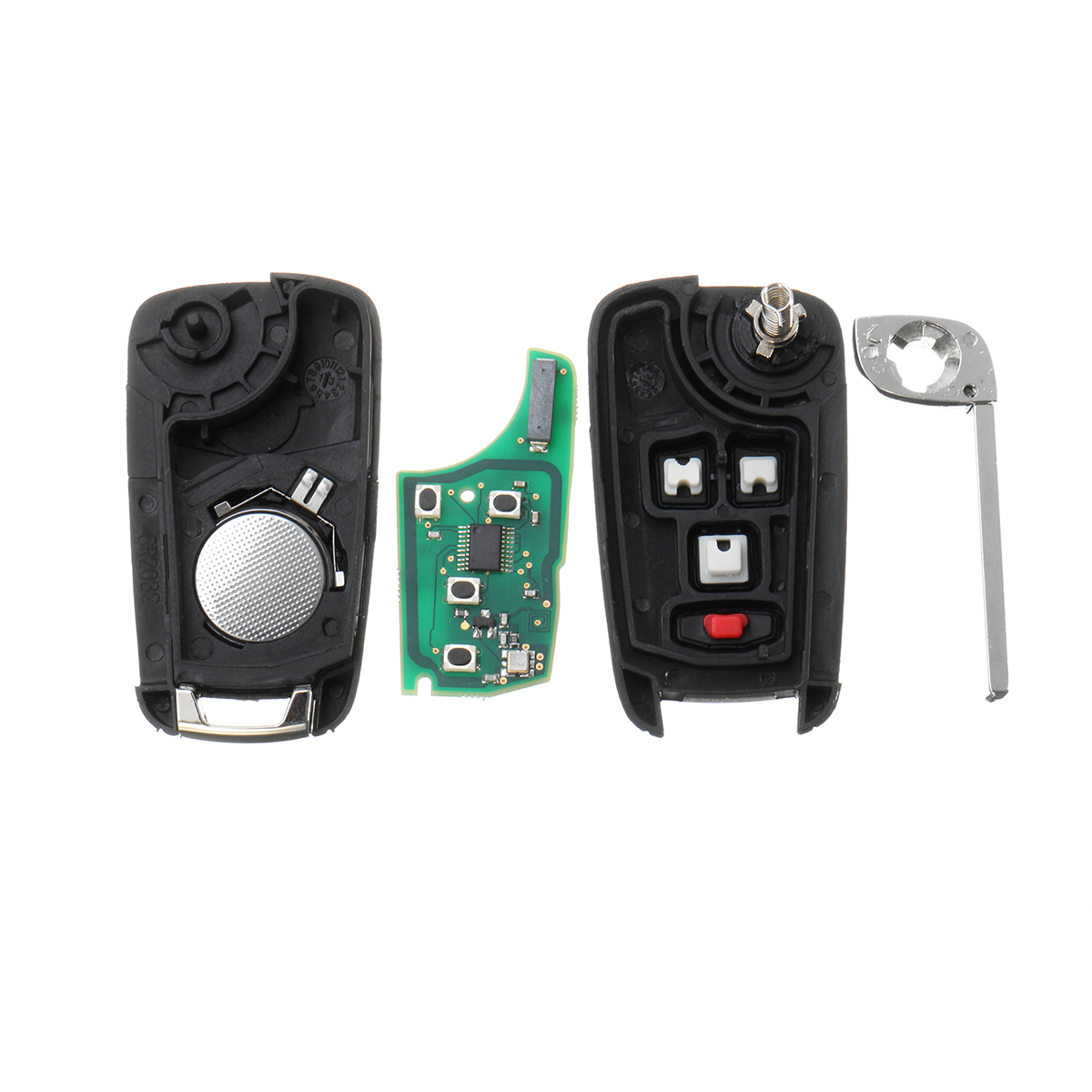 4-Button-Car-Remote-Flip-Key-Fob-Control-For-Buick-For-GMC-For-Chevy-1147789