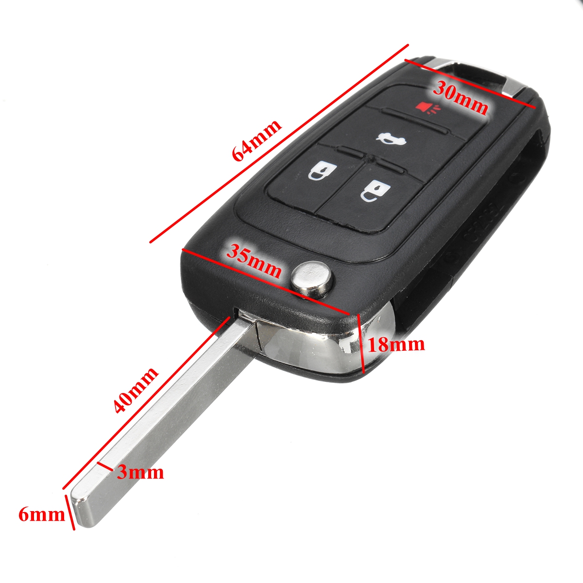 4-Button-Car-Remote-Flip-Key-Fob-Control-For-Buick-For-GMC-For-Chevy-1147789