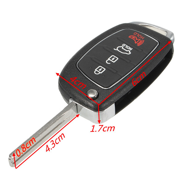 4-Button-Folding-Flip-Remote-Key-Shell-Case-FobBladefFor-HYUNDAI-ix45-Santa-Fe-1064166