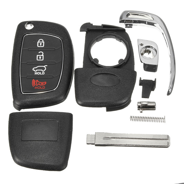 4-Button-Folding-Flip-Remote-Key-Shell-Case-FobBladefFor-HYUNDAI-ix45-Santa-Fe-1064166