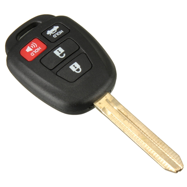 4-Buttons-Car-Remote-Key-Case-Shell-w-Uncut-Blade-For-Toyota-Camry-990999