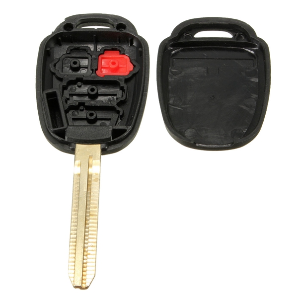 4-Buttons-Car-Remote-Key-Case-Shell-w-Uncut-Blade-For-Toyota-Camry-990999