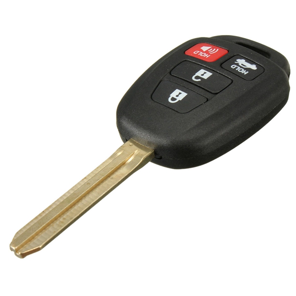 4-Buttons-Car-Remote-Key-Case-Shell-w-Uncut-Blade-For-Toyota-Camry-990999