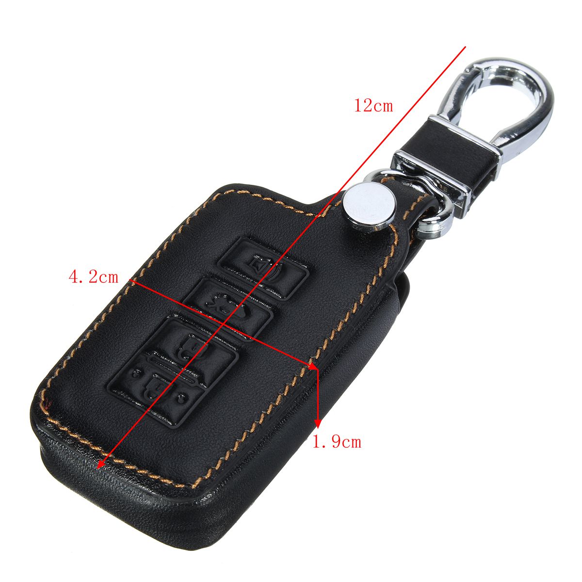 4-Buttons-PU-Leather-Fob-Remote-Key-Shell-Case-Cover-Holder-For-Toyota-Camry-RAV4-1245780