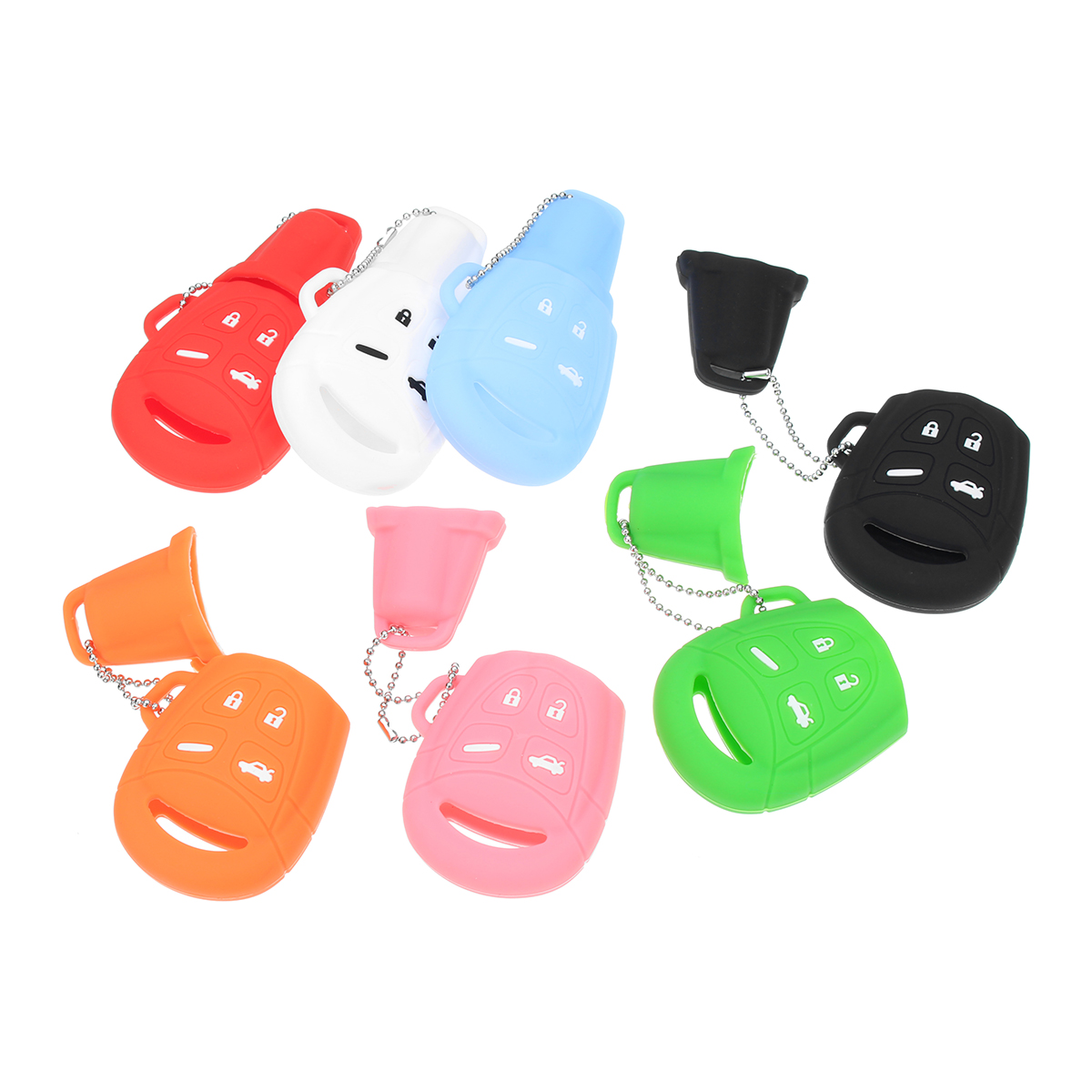 4-Buttons-Silicone-Remote-Key-Case-Fob-Cover-Shell-Skin-For-Saab-9-3-9-5-03-15-1424675