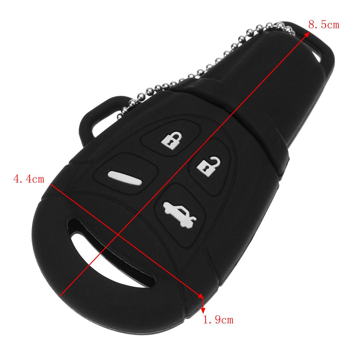 4-Buttons-Silicone-Remote-Key-Case-Fob-Cover-Shell-Skin-For-Saab-9-3-9-5-03-15-1424675