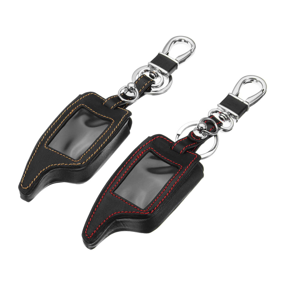 4-Buttons-Two-Way-Car-Alarm-System-Leather-Car-Key-Case-Bag-For-Magicar-56-LCD-1340242