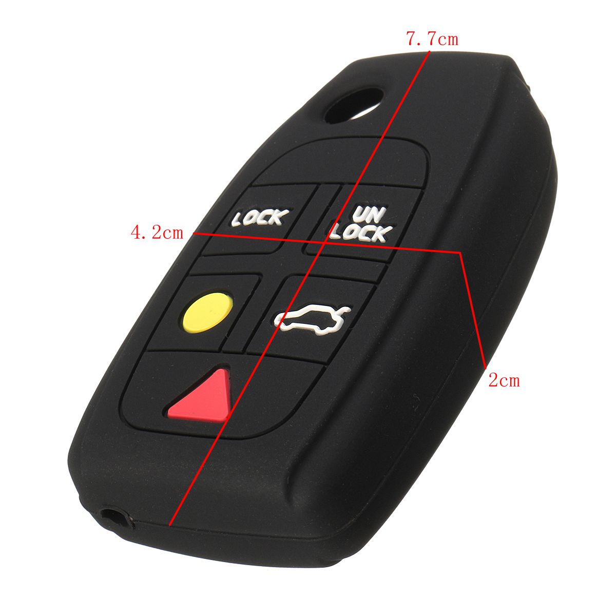 5-Button-Silicone-Flip-Key-Case-Shell-Cover-For-VOLVO-C70-S40-S60-S80-XC90-1688759