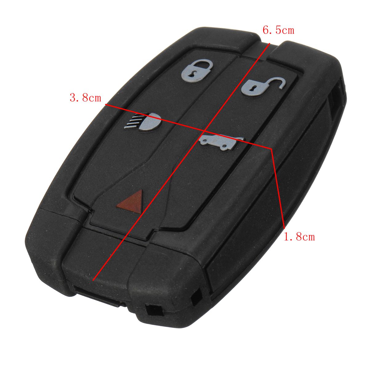 5-Buttons-Remote-Key-Fob-Cover-Case--VL2330-Battery-For-Land-Rover-Freelander-2-1208947