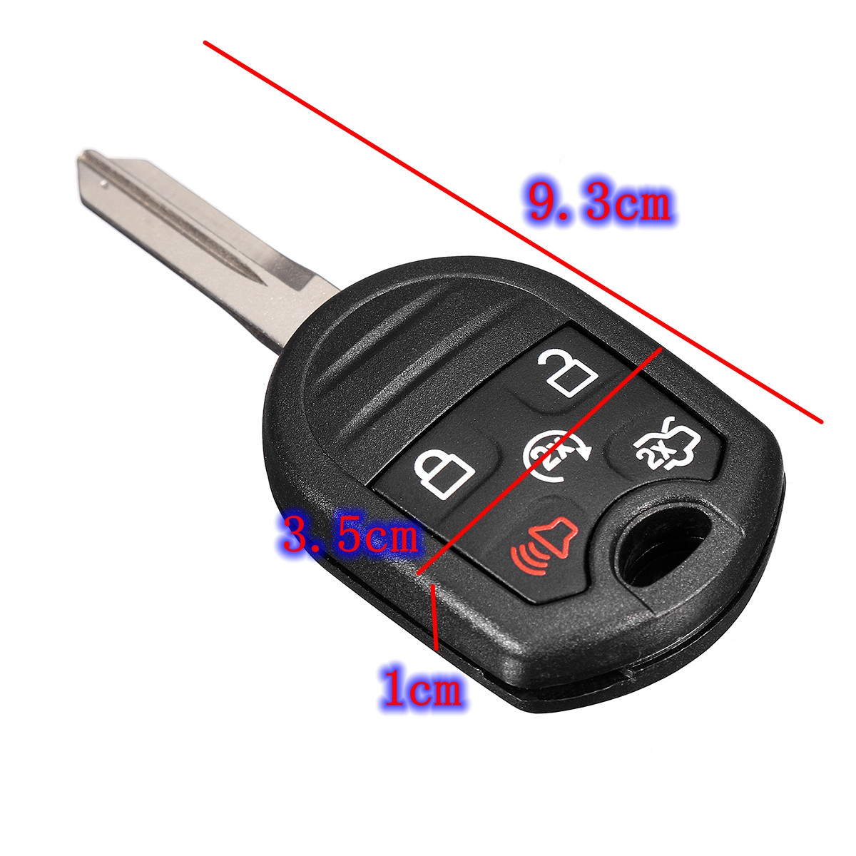5-Buttons-Remote-Key-Fob-with-4D63-6F-80-bit-Chip-315MHz-For-Ford-Edge-Fusion-1347824
