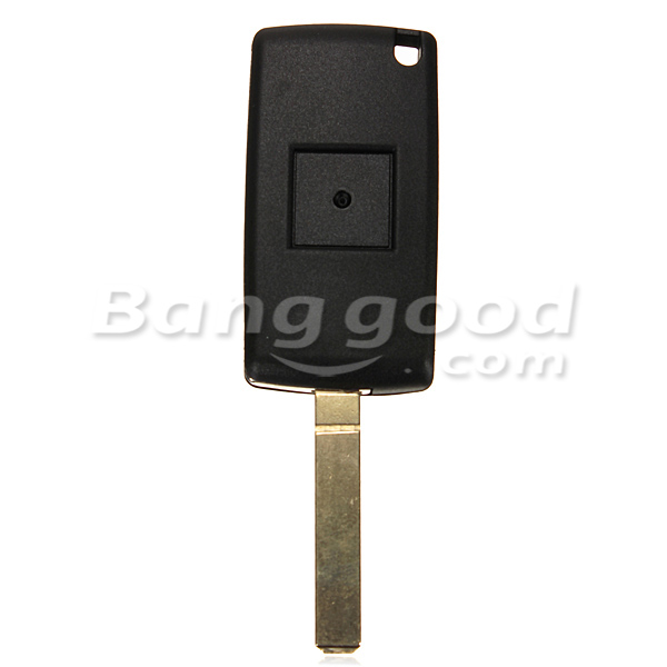 Black-Remote-Folding-Flip-Key-FOB-Case-Shell-2-Button-for-Citroen-926755