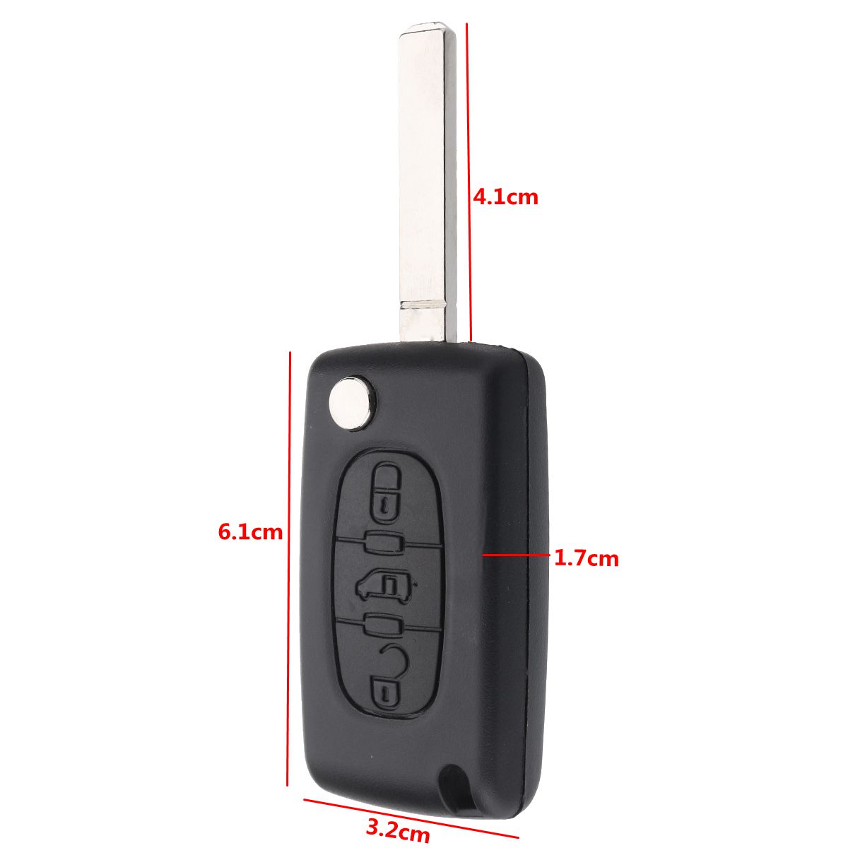 Car-3-Buttons-Key-FOB-Remove-Case-Shell-With-Blade-For-Citroen-Berlingo-1260744