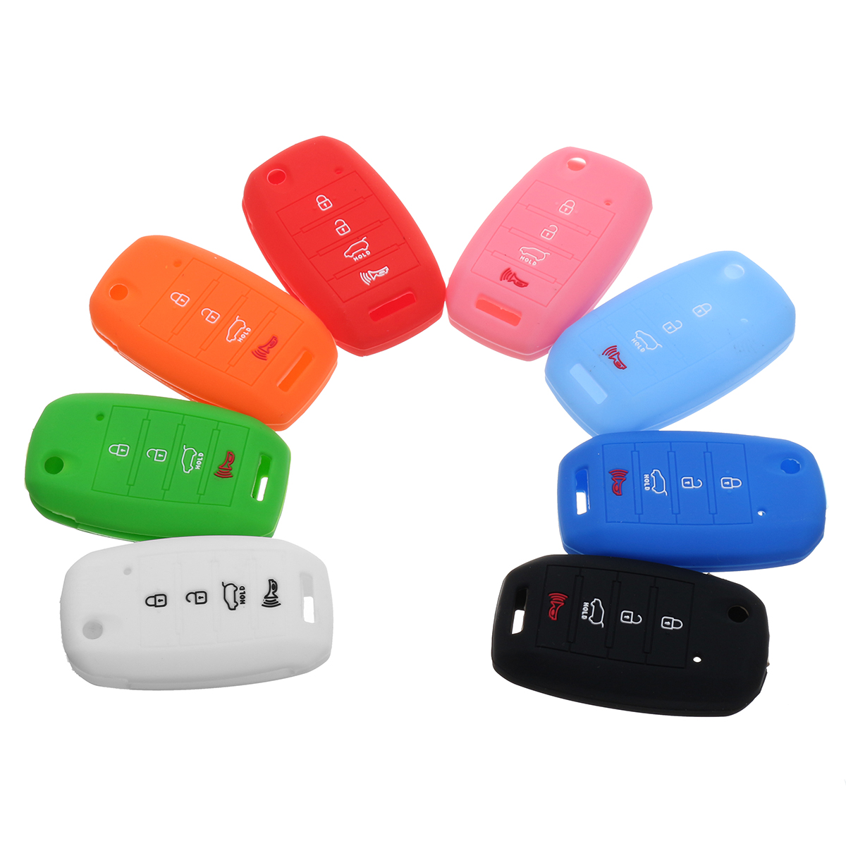 Car-4-Buttons-Remote-Key-Cover-Multicolor-For-KIA-1191785