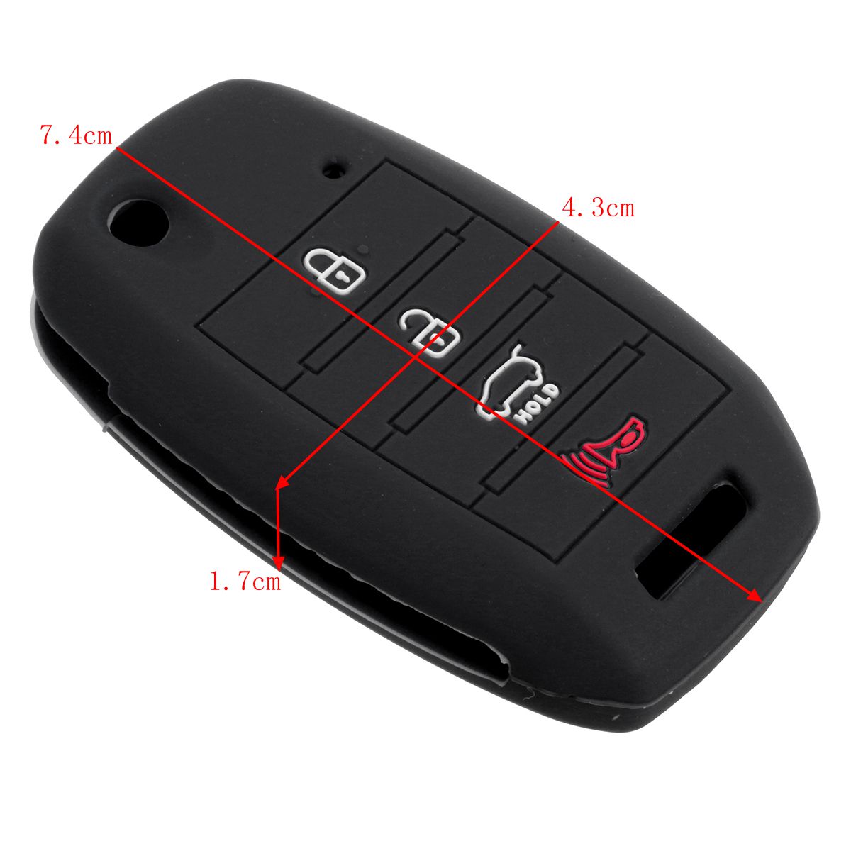 Car-4-Buttons-Remote-Key-Cover-Multicolor-For-KIA-1191785