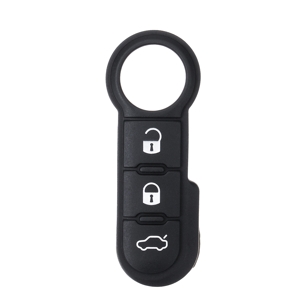 Car-Fob-Remote-Key-Case-3-Button-Rubber-Pad-For-Fiat-500-Panda-Abarth-Punto-1561202