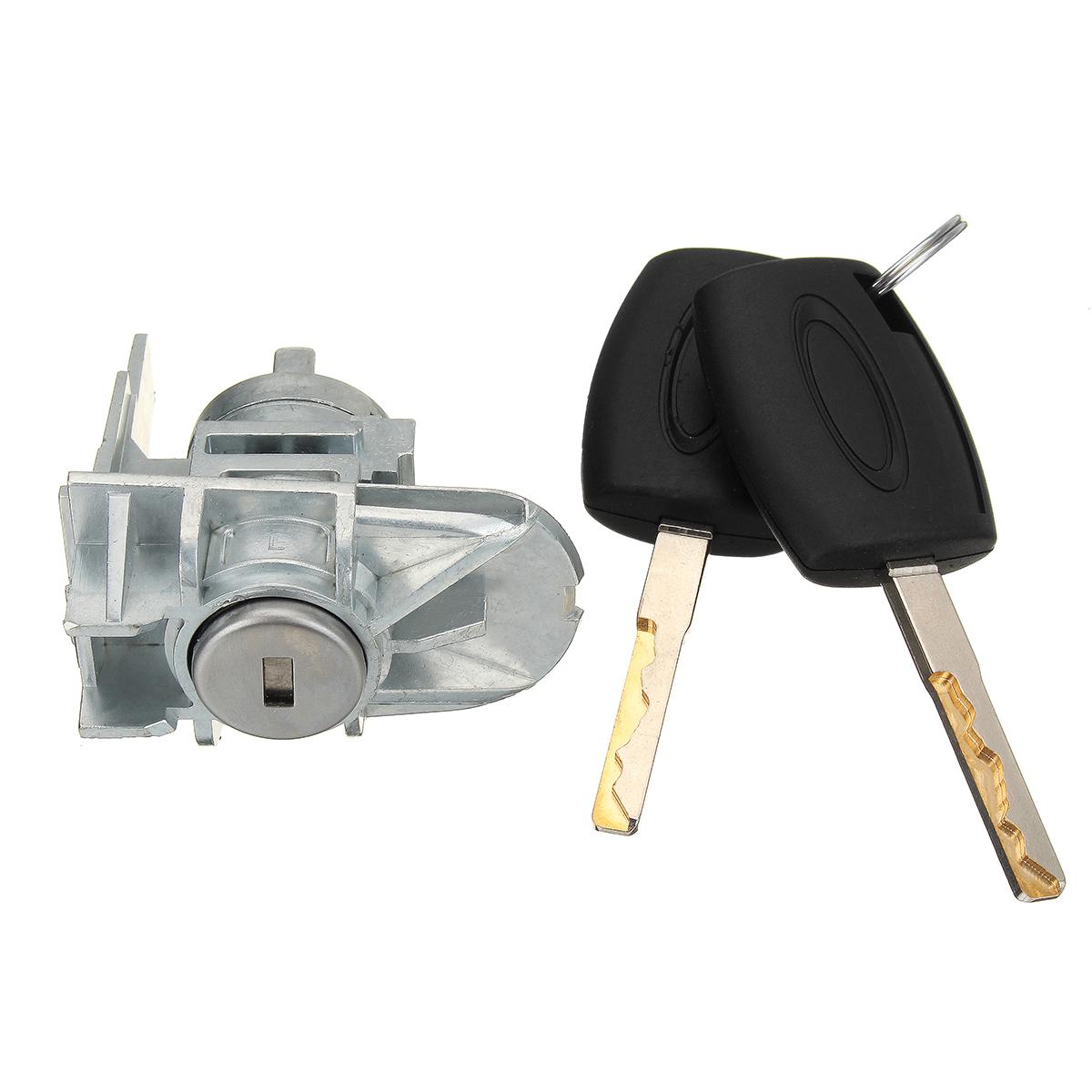 Car-Front-Door-Lock-Replacement-w-2-Key-for-Ford-Focus-C-Max-S-Max-1552849-1317108