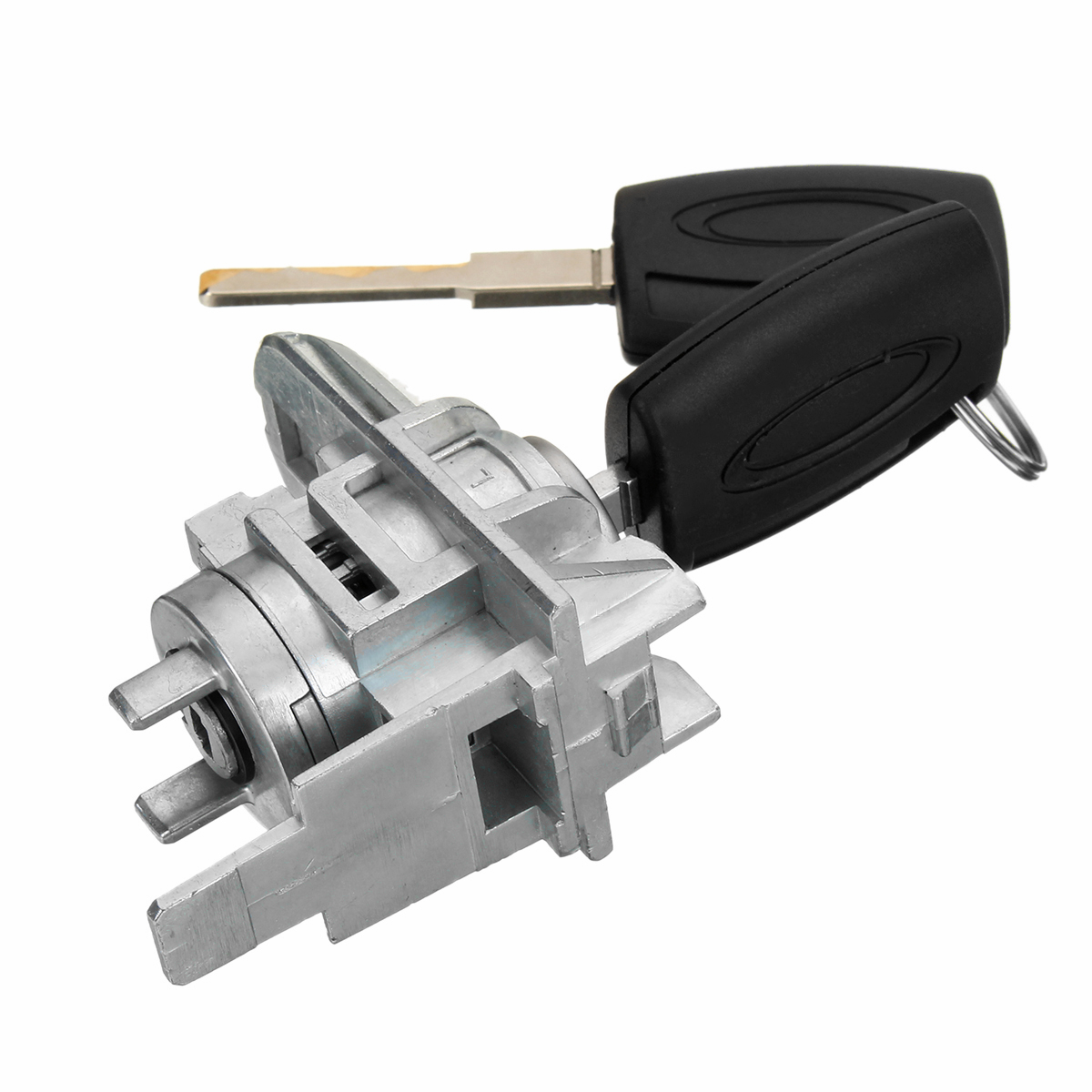 Car-Front-Door-Lock-Replacement-w-2-Key-for-Ford-Focus-C-Max-S-Max-1552849-1317108