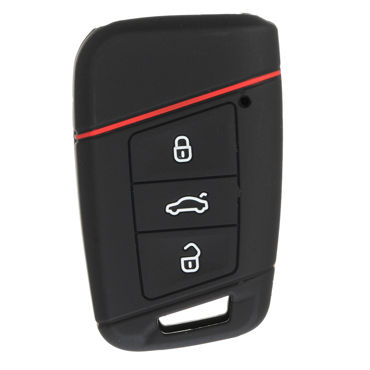 Car-Key-Case-3-Buttons-Silicone-Remote-Key-Case-cover-FOB-For-VW-1169712