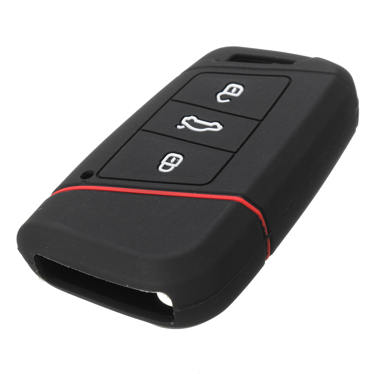 Car-Key-Case-3-Buttons-Silicone-Remote-Key-Case-cover-FOB-For-VW-1169712