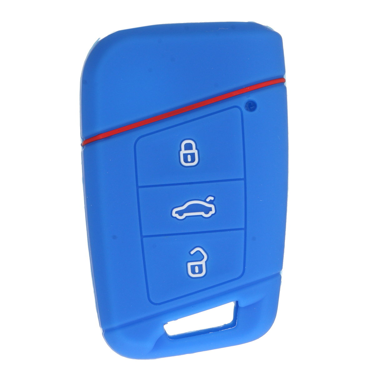 Car-Key-Case-3-Buttons-Silicone-Remote-Key-Case-cover-FOB-For-VW-1169712