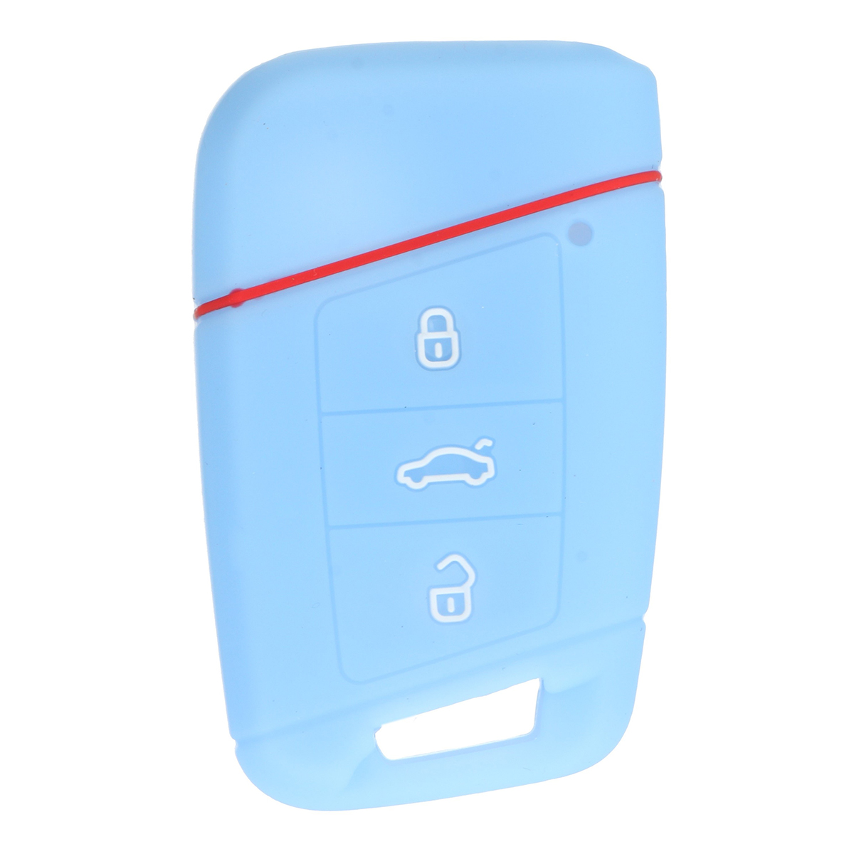 Car-Key-Case-3-Buttons-Silicone-Remote-Key-Case-cover-FOB-For-VW-1169712