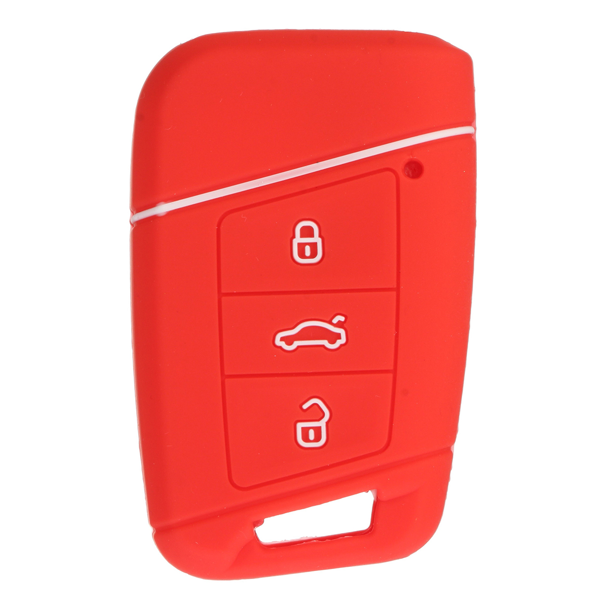Car-Key-Case-3-Buttons-Silicone-Remote-Key-Case-cover-FOB-For-VW-1169712