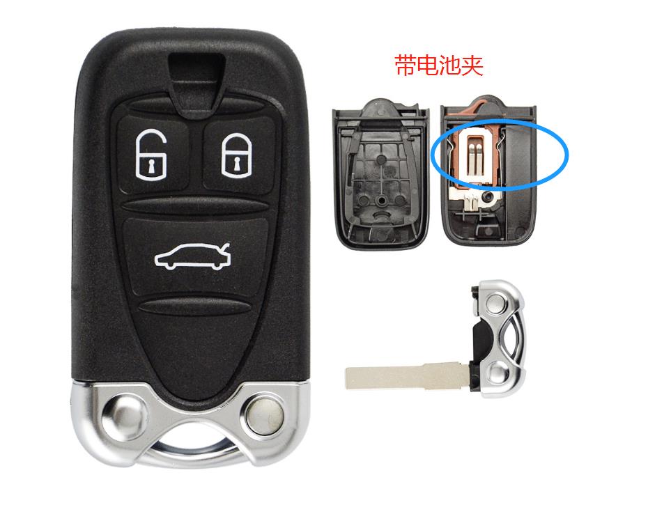 Car-Remote-Control-Key-Fob-Shell-Smart-Card-Key-Case-With-Small-Key-3-Buttons-for-Alfa-1557858