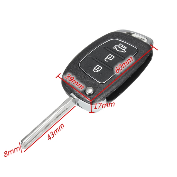 Car-Remote-Key-Case-Fob-3-Button-Flip-Key-Shell-Left-Fold-for-Hyundai-Santa-Fe-13-14-PG180A-1076928