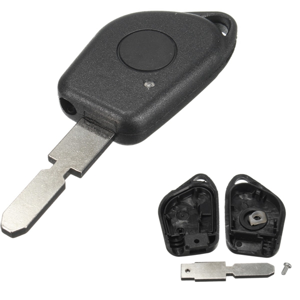 Car-Remote-Key-Fob-Case-Shell-One-Button-Blank-Blade-Replacement-for-PEUGEOT-406-1068186