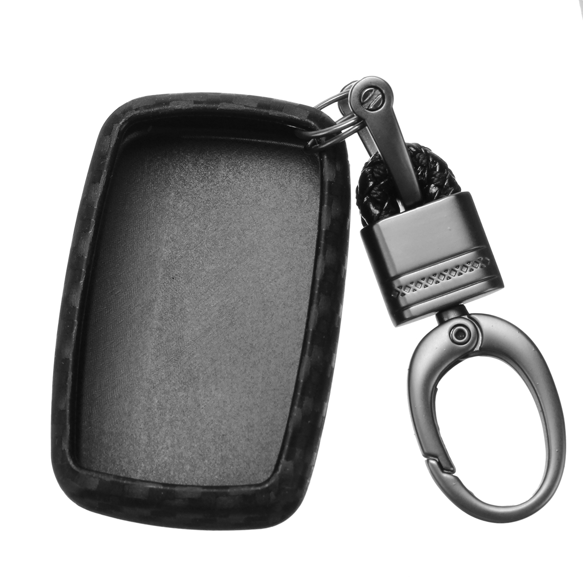 Carbon-Fiber-Car-Remote-Key-Fob-Chain-Ring-Case-Cover-For-Land-Rover-Jaguar-1580949