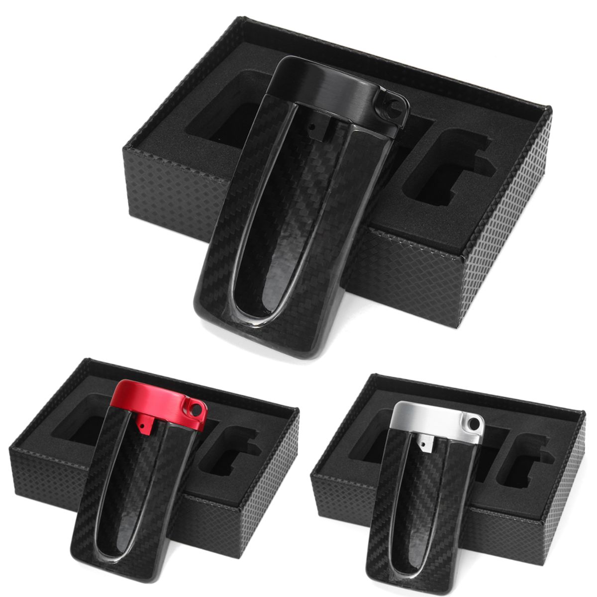Carbon-Fiber-Remote-Key-Fob-Case-Cover-With-Aluminum-Base-For-Nissan-GTR-Style-1338690