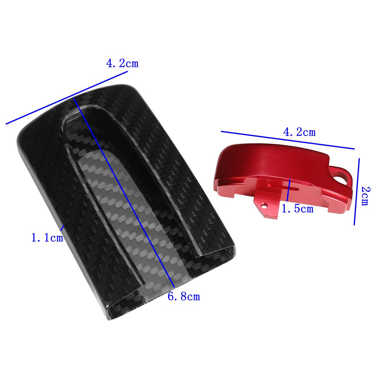 Carbon-Fiber-Remote-Key-Fob-Case-Cover-With-Aluminum-Base-For-Nissan-GTR-Style-1338690