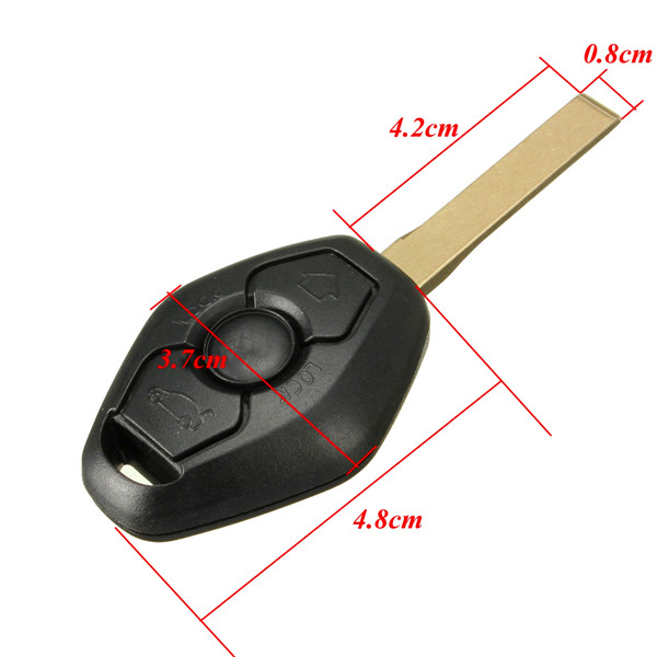 Entry-Remote-Key-Fob-Transmitter-Clicker-W-Uncut-Blade-315MHz-For-BMW-E46-1000905
