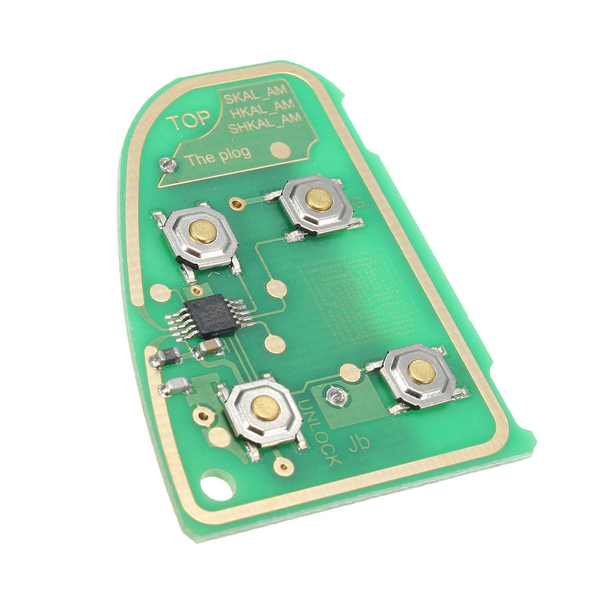 Flip-Remote-Key-Circuit-Board-433-Mhz-4-Button-for-JAGUAR-X-Type-XJ-XJR-1076923