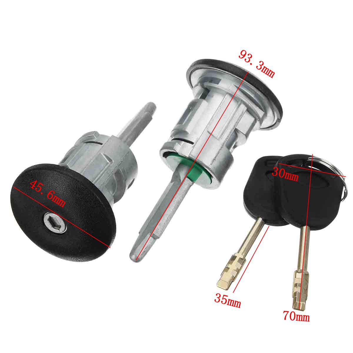 Front-Left-Right-Door-Lock-Barrels2-Key-for-Ford-Transit-MK6-MK7-2000-2016-1366761