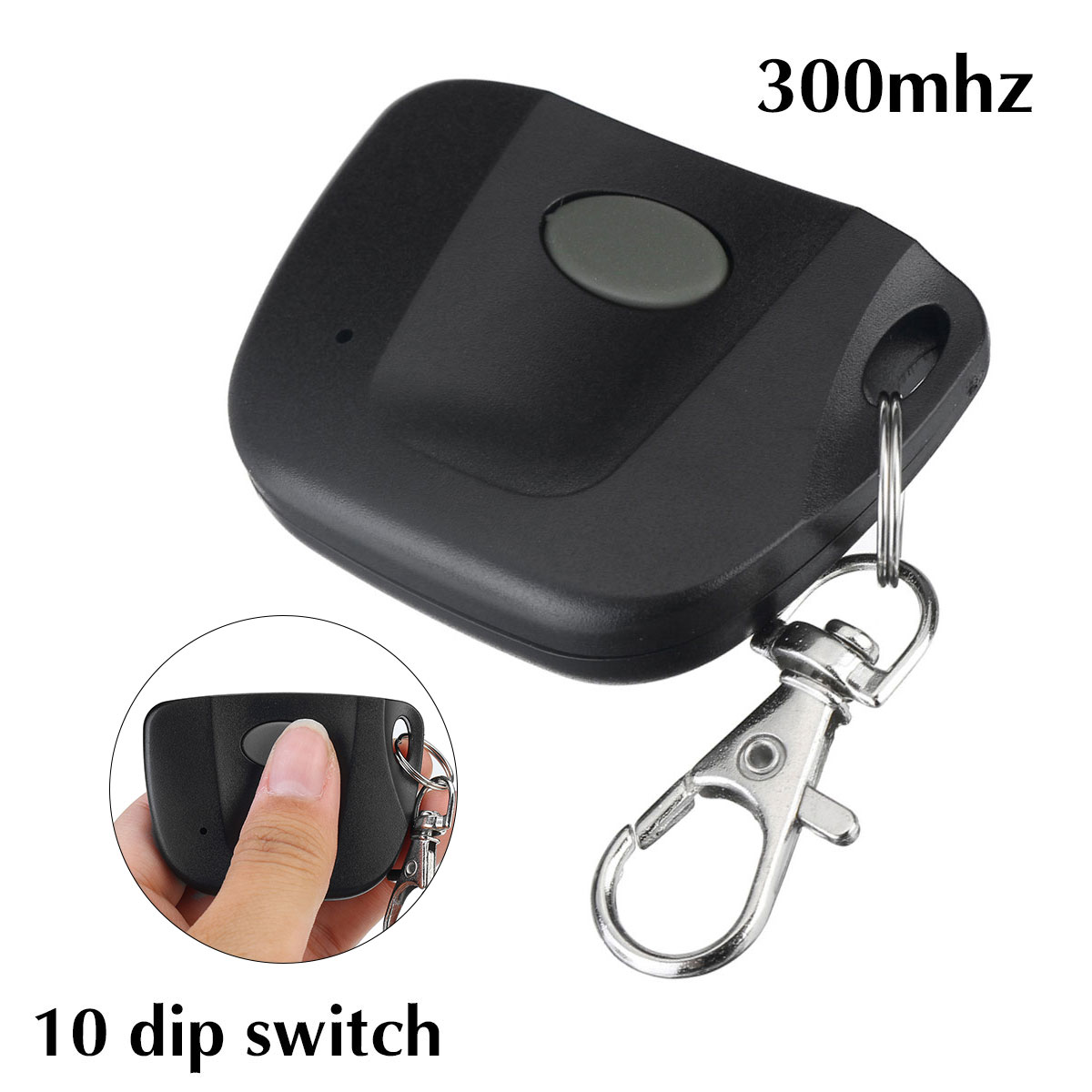 Garage-Door-Opener-Replaces-Multicode-3089-10-Dip-Switch-300mhz-Key-Chain-Remote-1-Button-1780011