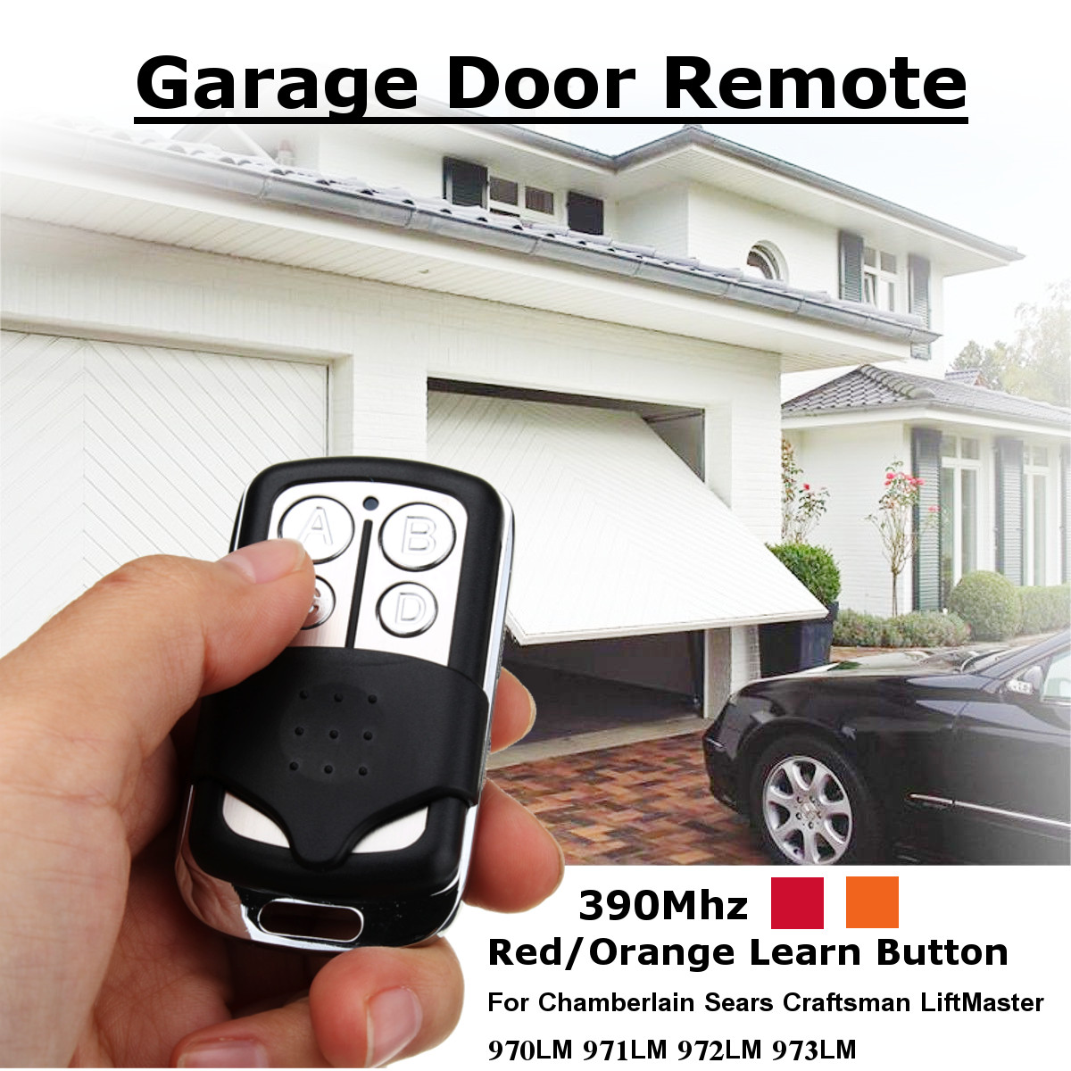 Garage-Door-Remote-Control-Key-390Mhz-for-Chamberlain-Sears-Craftsman-LiftMaster-1263319