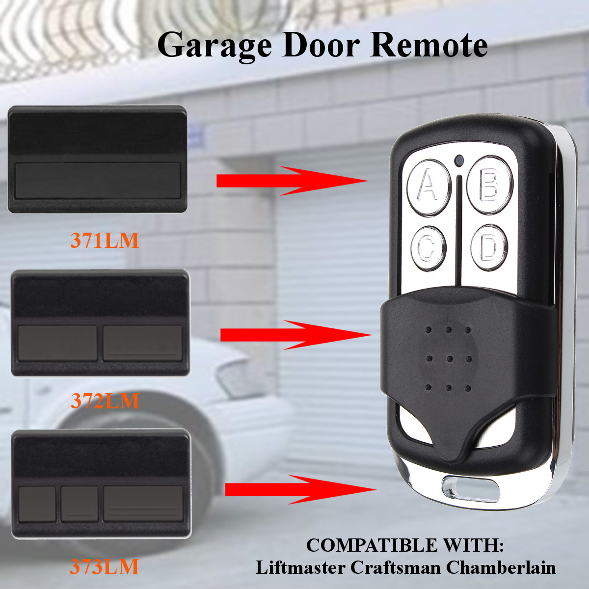 Garage-Remote-315MHz-For-Liftmaster-Craftsman-Chamberlain-370LM-371LM-372-373LM-1253081