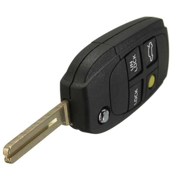 Remote-Car-Key-Cover-Fob-Keyless-Case-Flip-Key-Shell-4-Button-for-Volvo-996161