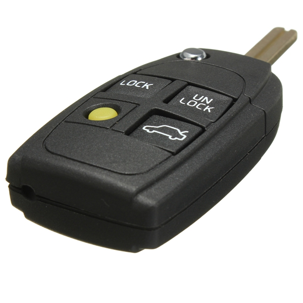 Remote-Car-Key-Cover-Fob-Keyless-Case-Flip-Key-Shell-4-Button-for-Volvo-996161