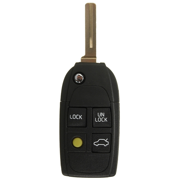Remote-Car-Key-Cover-Fob-Keyless-Case-Flip-Key-Shell-4-Button-for-Volvo-996161