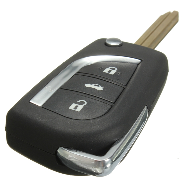 Remote-Car-Key-Fob-Cover-3-Button-Flip-For-Toyota-Yaris-Echo-Tarago-Camry-Rav4-Collara-996150