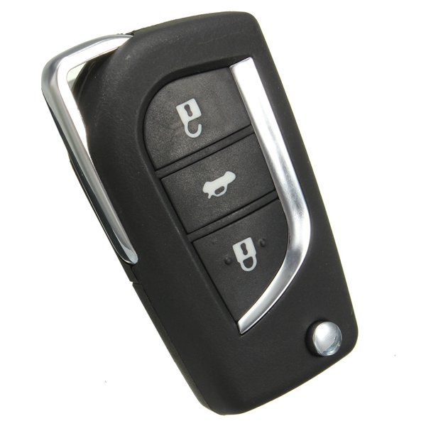 Remote-Car-Key-Fob-Cover-3-Button-Flip-For-Toyota-Yaris-Echo-Tarago-Camry-Rav4-Collara-996150
