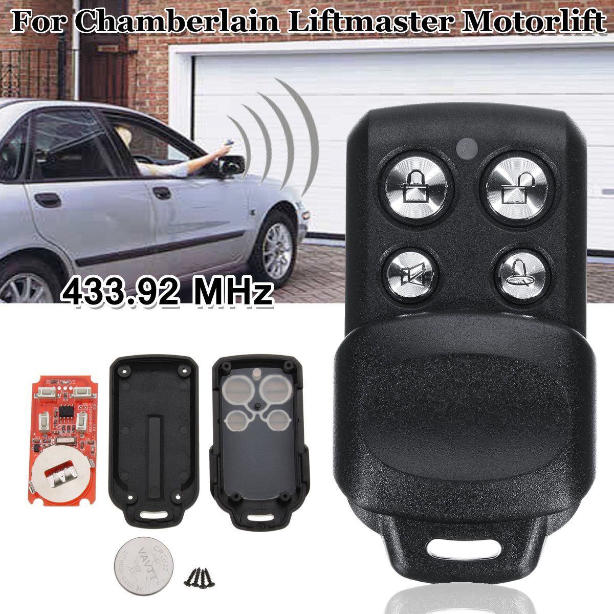 Remote-Control-43392MHz-for-Chamberlain-Liftmaster-Motorlift-94335E-1240826