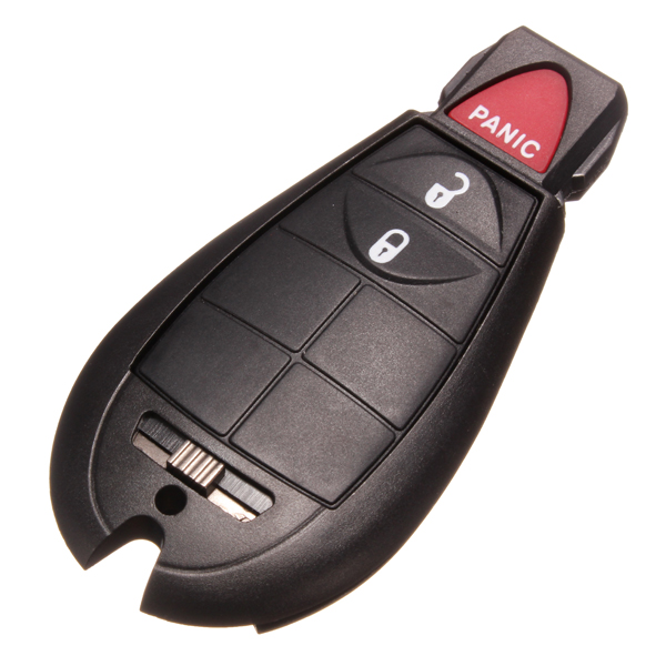 Remote-Key-Shell-Case-for-Chrysler-Dodge-3-Button-Black-Replacement-927739