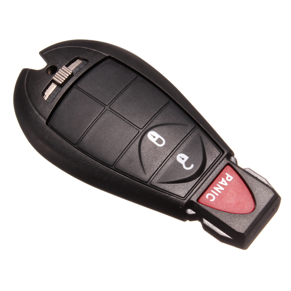 Remote-Key-Shell-Case-for-Chrysler-Dodge-3-Button-Black-Replacement-927739