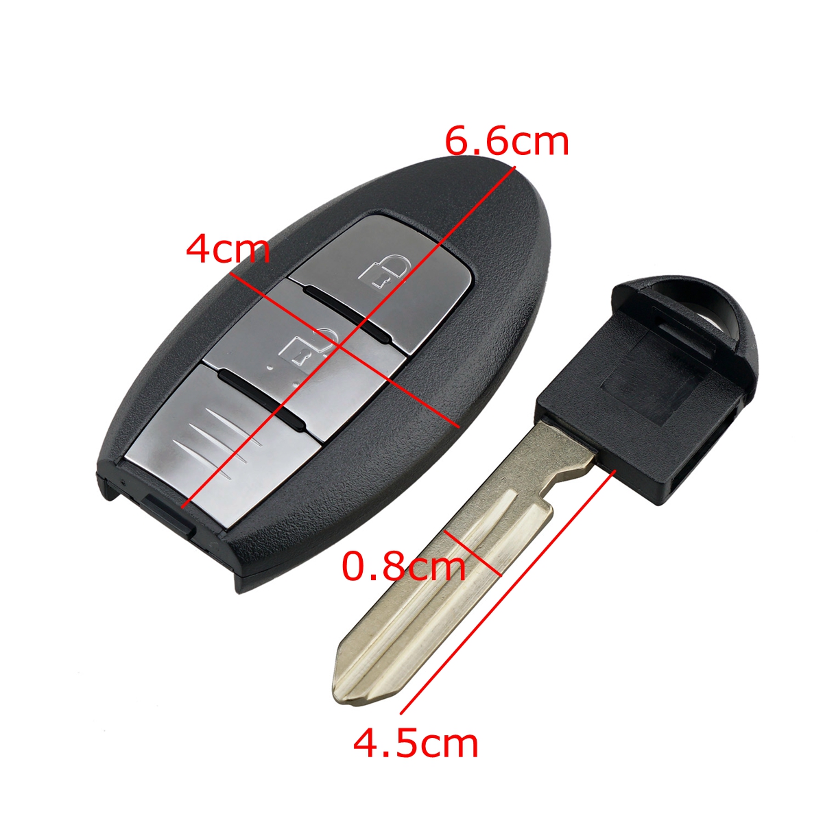 Remote-Smart-Key-Fob-Case-2Button-433MHZ-4A-Chip-For-J324-NISSAN-Qashqai-X-Trail-1780013