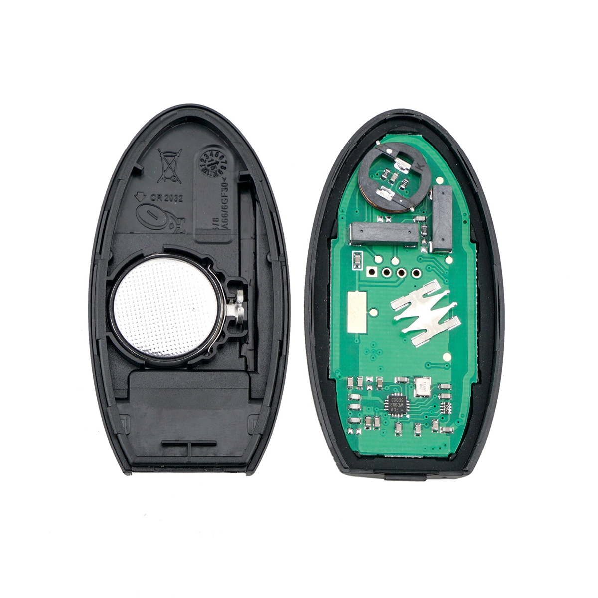 Remote-Smart-Key-Fob-Case-2Button-433MHZ-4A-Chip-For-J324-NISSAN-Qashqai-X-Trail-1780013