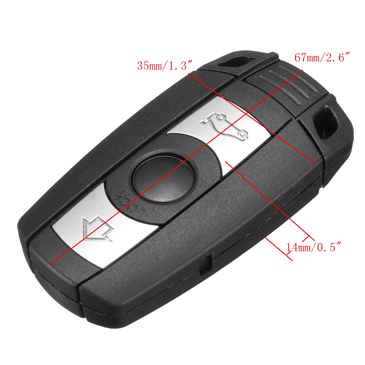 Replacement-Keyless-Entry-Smart-Uncut-Blade-Remote-Key-Case-For-BMW-KR55WK49127-1385985