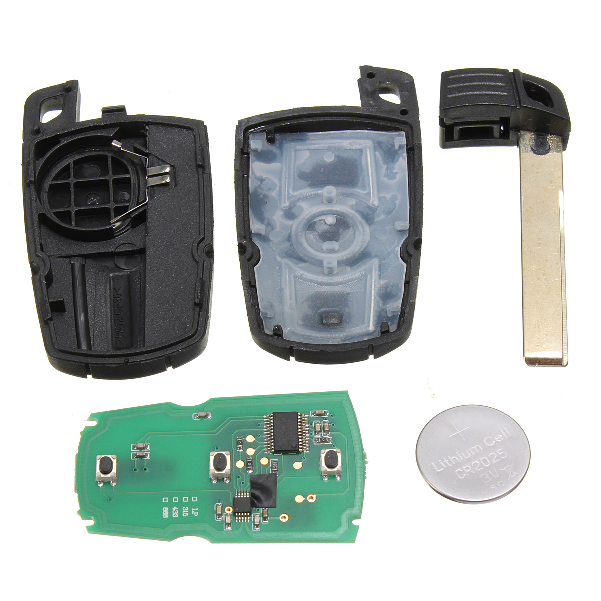Replacement-Keyless-Entry-Smart-Uncut-Blade-Remote-Key-Case-For-BMW-KR55WK49127-1385985